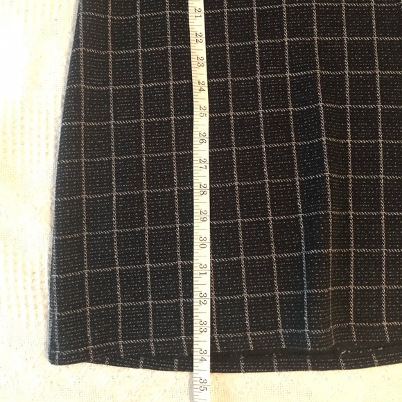 One Clothing Los Angeles Black Plaid Dress - Picture 7 of 8